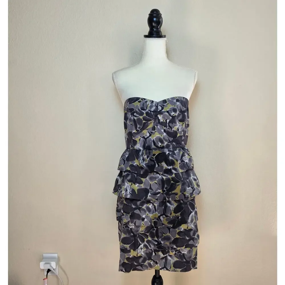 J. Crew Strapless Ruffle Dress 6